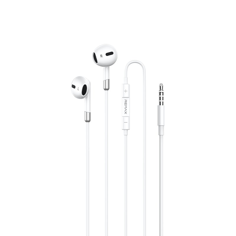 [RM-05-WHT] Remax Écouteurs Filaires Jack 3.5mm RM-05 (White)