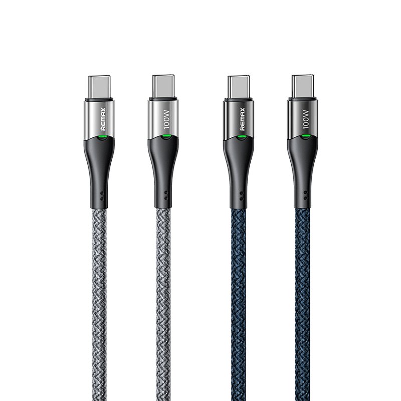 [RC-C115-GREY] Remax Câble 100W Smart RC-C115 USB-C/C (Grey)