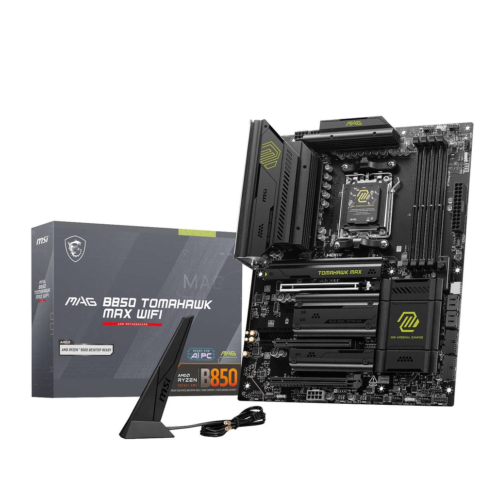 Carte mère MSI MAG B850 TOMAHAWK MAX WIFI (AM5, DDR5)