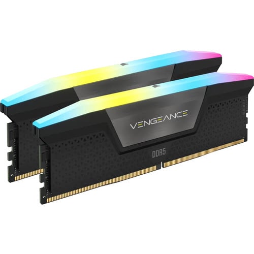 Mémoire Corsair Vengeance RGB DDR5 32Go (2x16Go) 6000MHz Noir