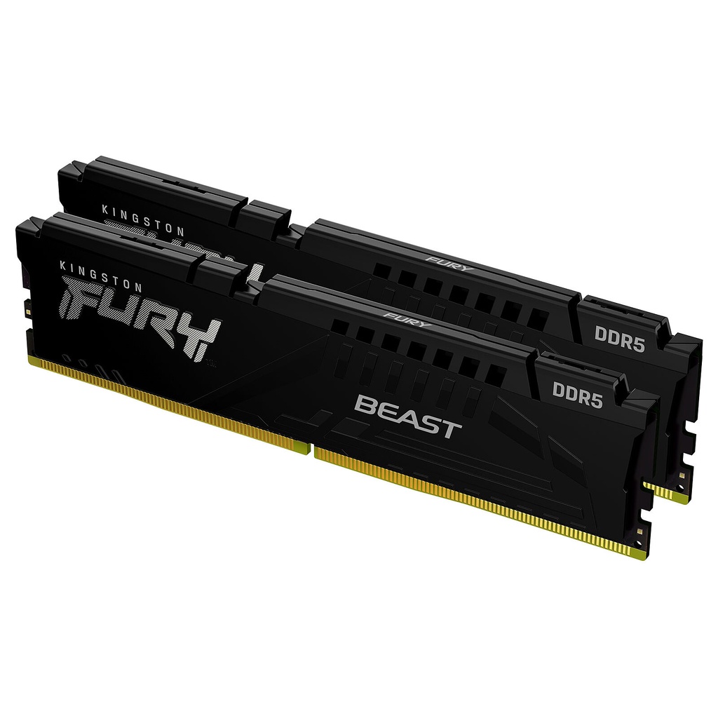 Mémoire Kingston FURY Beast DDR5 32Go (2x16Go) 6000MHz CL36 Noir