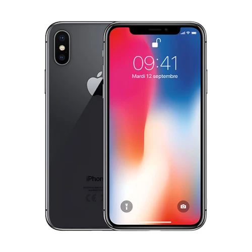 [XR-64-N-EC-GRS] Apple iPhone X (R) - Reconditionné (64Go, Non, État correct, Gris sidéral)