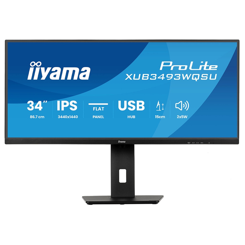 Écran incurvé 34" iiyama ProLite XUB3493WQSU-B6 UWQHD 120Hz (Noir)
