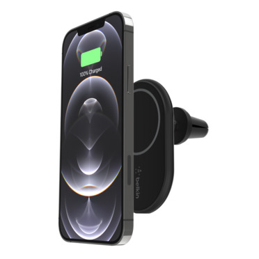 Belkin BoostCharge Magnetic Wireless Car Charger 10W - 12 V DC Input - Input Connectors: USB